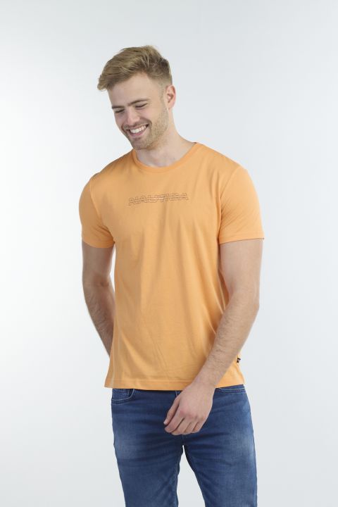 חולצה קצרה לגברים עם לוגו נאוטיקה