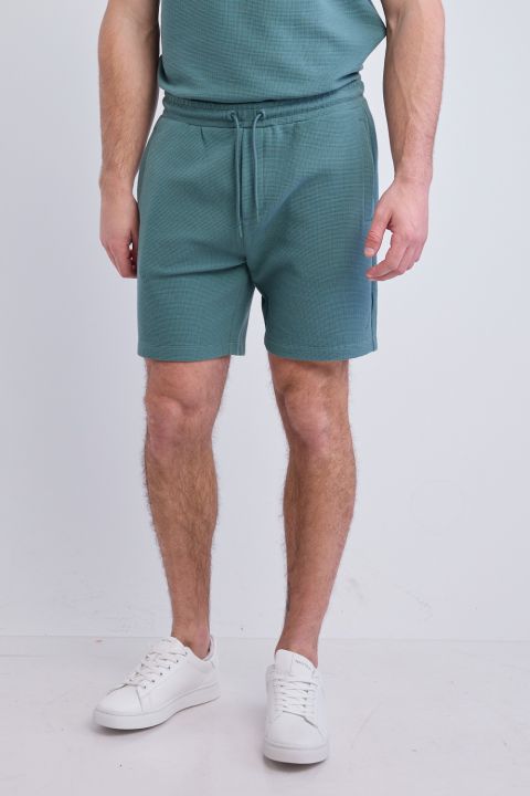 מכנסי ברמודה Nautica עם טקסטורה לגברים