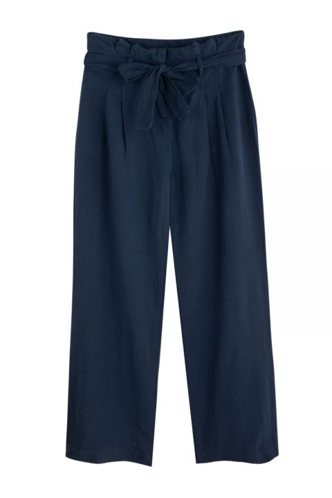 מכנסים רחבים עם חגורה Nautica לנשים