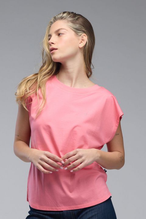 חולצה עם שרוולים קצרים Nautica לנשים