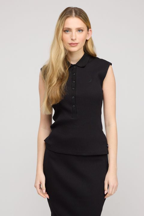 חולצת פולו קצרה לנשים