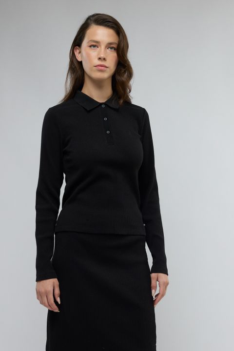 חולצת פולו Nautica שרוול ארוך לנשים