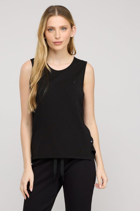 גופיית טי ללא שרוולים לנשים