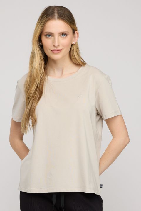 חולצת טי בייסיק לנשים OVERSIZED