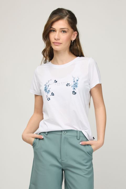 חולצת טי-שירט קצרה לנשים