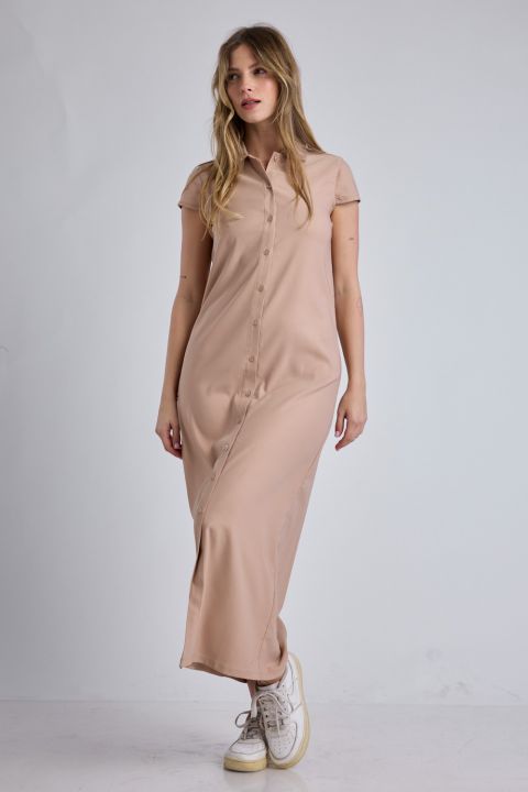 שמלת פולו Nautica מקסי לנשים