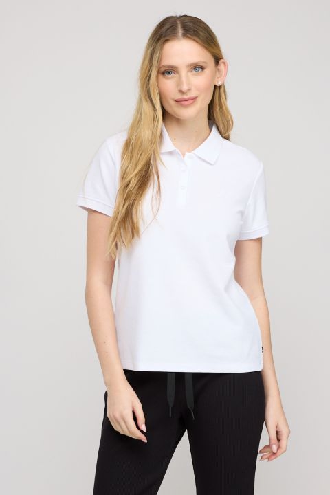 חולצת פולו קצרה לנשים