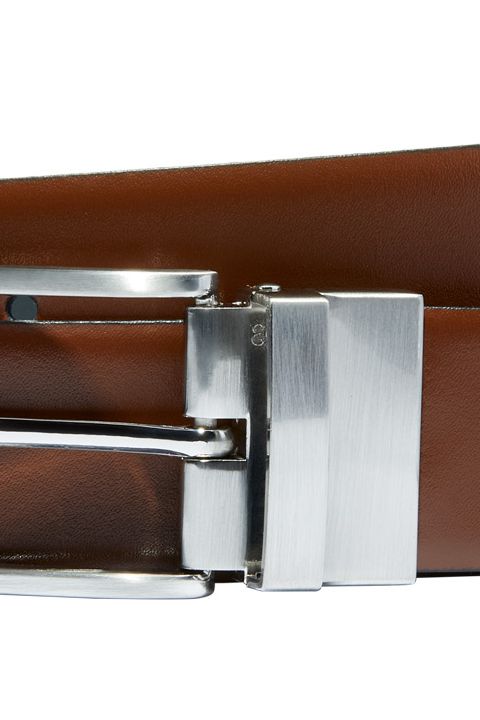 חגורת עור דו צדדית לגבר
