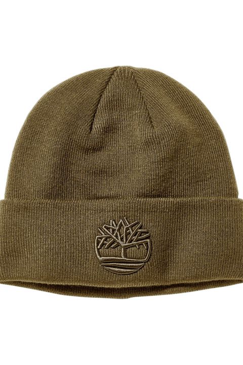 כובע צמר עם רקמת לוגו תלת מימדית