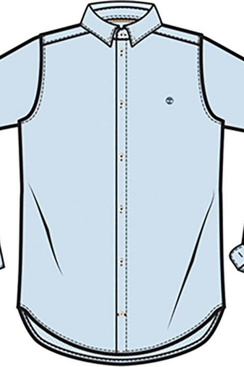 חולצה מכופתרת SLIM FIT עם רקמת לוגו