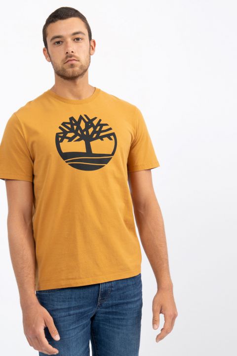 טי שירט הדפס לוגו Timberland לגברים