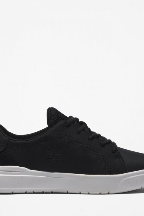 נעלי עור סניקרס לילדים SENECA BAY - שחור