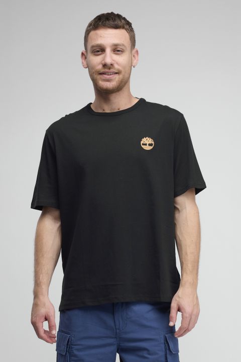 טי שירט Timberland עם הדפס דו צדדי לגברים