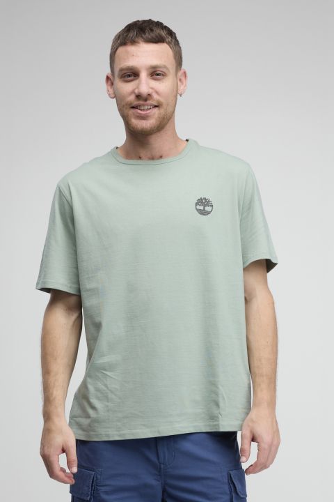 טי שירט Timberland עם הדפס דו צדדי לגברים