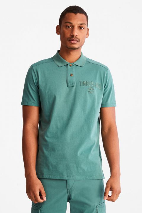 חולצת פולו לגבר עם רקמת לוגו TIMBERLAND