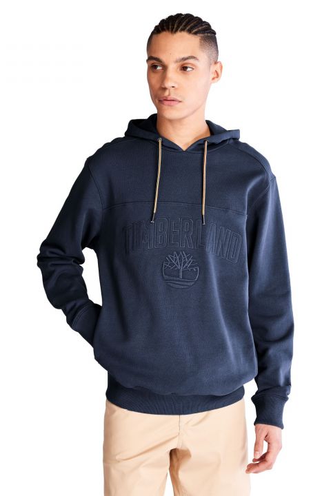 סווטשירט קפוצ’ון עם הדפס לוגו המותג