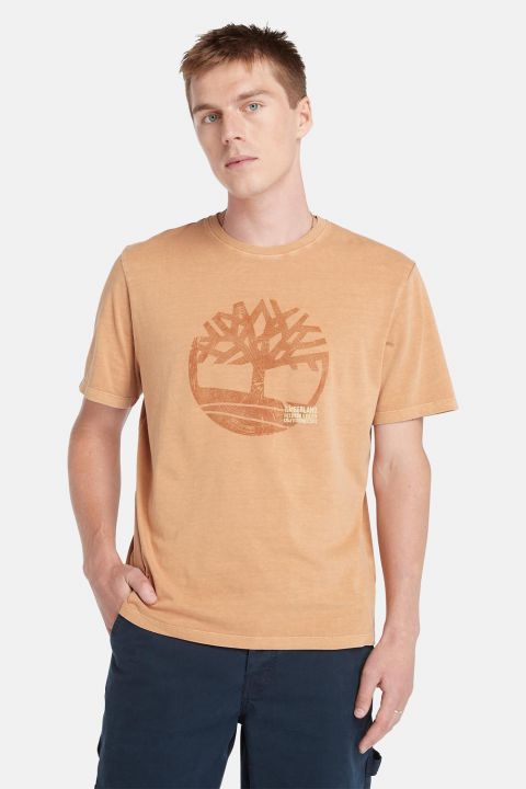 טי שירט עם הדפס Timberland לגברים