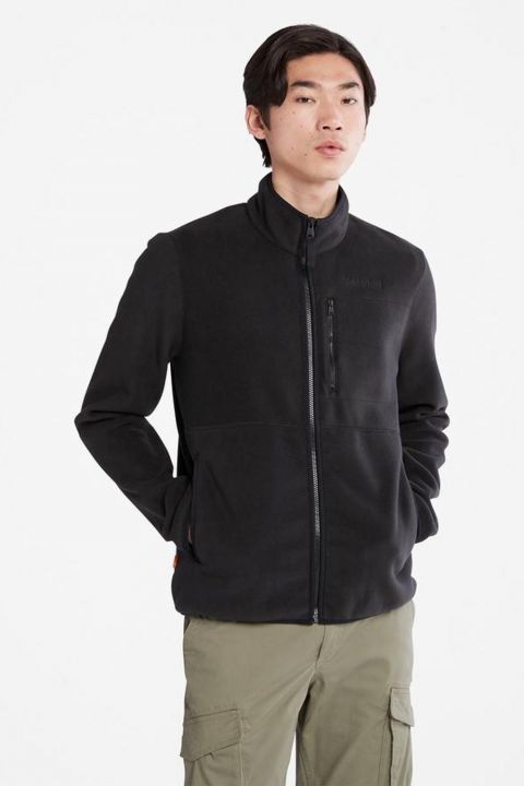 ג’קט פליז עם לוגו טימברלנד רקום בחזית