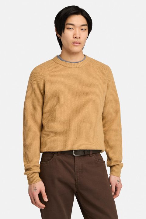 סריג איכותי עם צווארון עגול לגברים