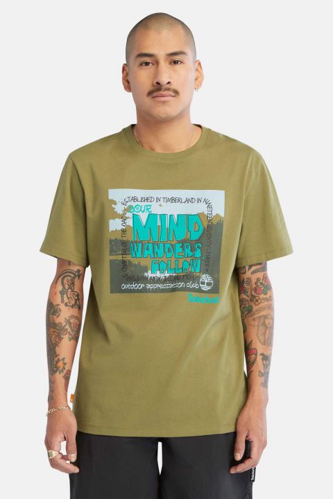 חולצת טי שירט עם הדפס לגברים