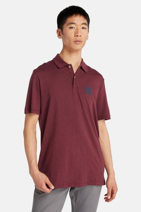 חולצת פולו טימברלנד עם לוגו