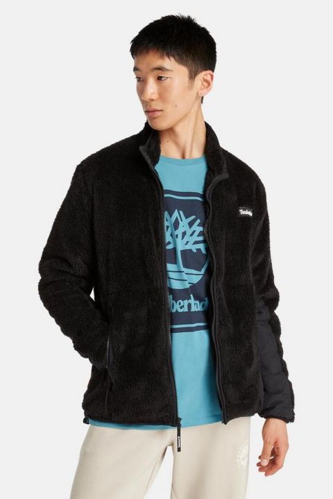 מעיל פוך בעל שכבת פליז עבה