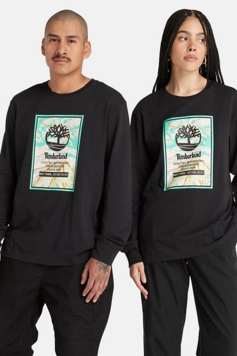 חולצת טי שירט רטרו UNISEX ארוכה טימברלנד