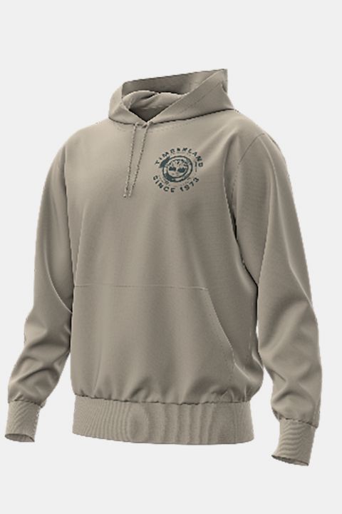 סווטשירט עם קפוצ’ון והדפס לוגו המותג Timberland בגב לגברים