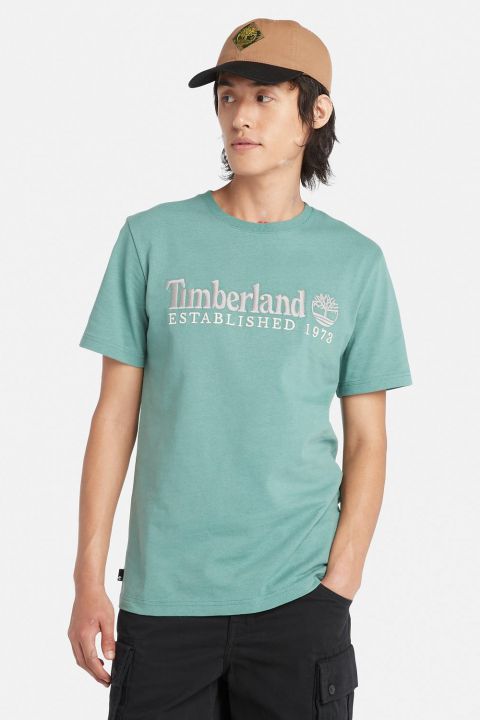טי-שירט עם רקמת לוגו Timberland לגברים