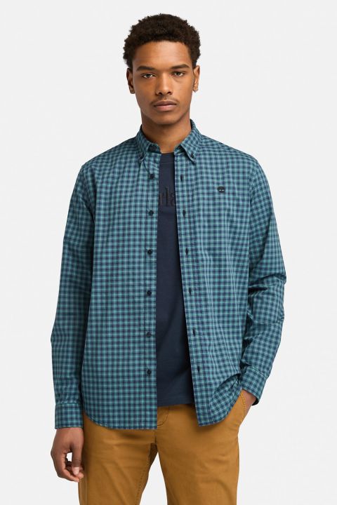 חולצת משבצות גיאומטרית Timberland® לגבר