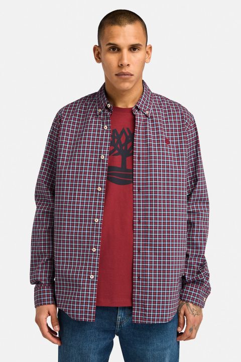 חולצת משבצות גיאומטרית Timberland® לגבר