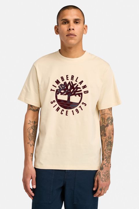 טי שירט עם תבליט לוגו Timberland®  1973 לגברים