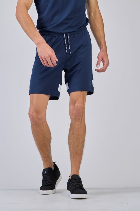 מכנסי אימון עם עיצוב ”פס” לגבר