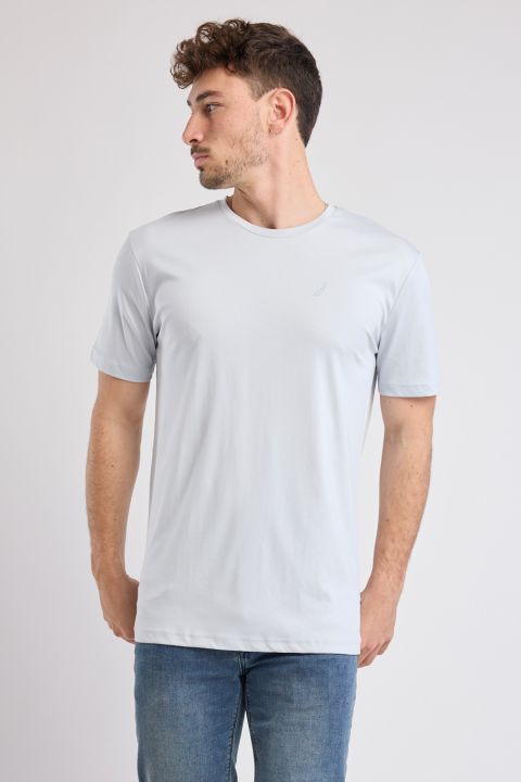 טי שירט קצרה עם לוגו Nautica לגברים