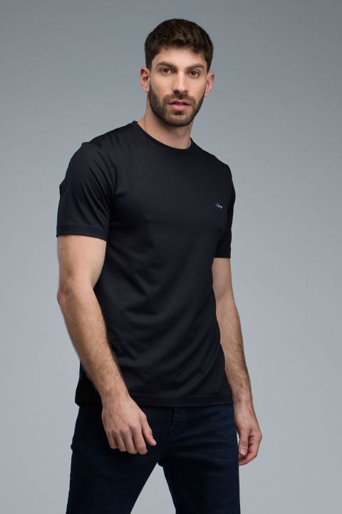 טי שירט Greg Norman לגברים עם לוגו רקום