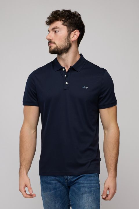 חולצת פולו לגברים עם לוגו רקום Greg Norman