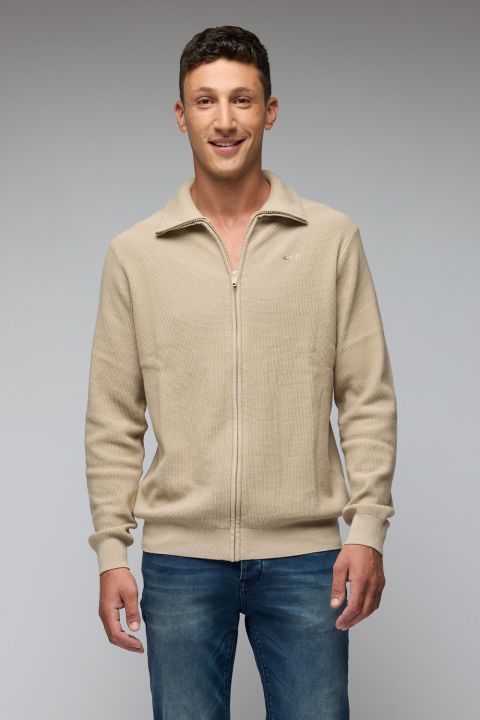 סריג עם רוכסן מלא גרג נורמן