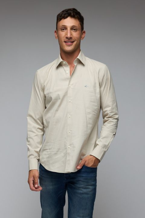 חולצה מכופתרת עם שרוול ארוך גרג נורמן