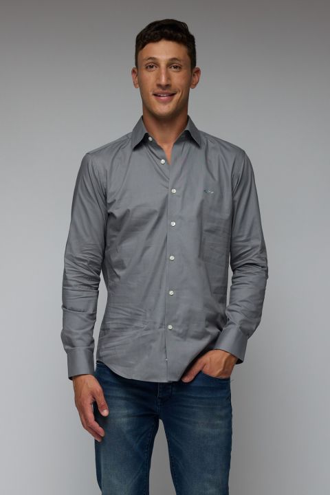 חולצה מכופתרת עם שרוול ארוך גרג נורמן