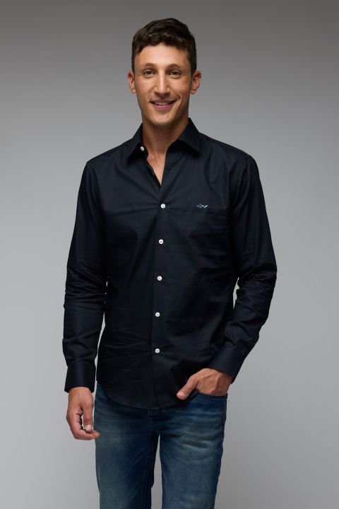 חולצה מכופתרת עם שרוול ארוך גרג נורמן