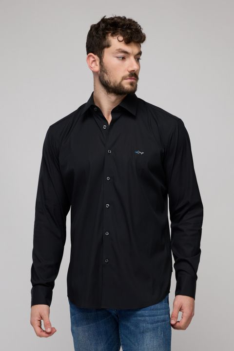 חולצה מכופתרת ארוכה לגברים