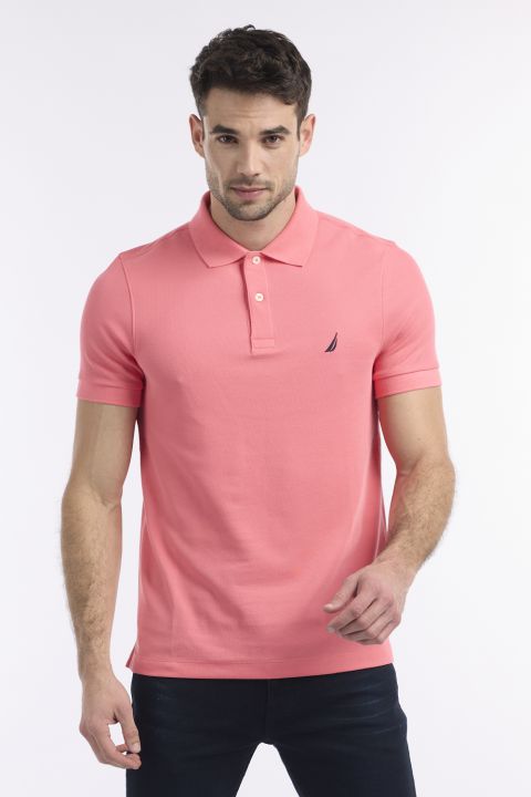 חולצת פולו SLIM FIT מבד מנדף