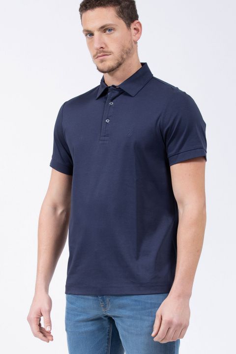 חולצת פולו כותנה בגזרת SLIM FIT