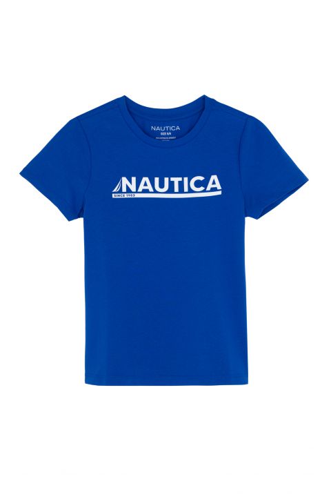 טי שירט בהדפס נאוטיקה לילדים (2-12)