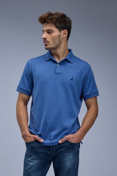 חולצת פולו קצרה Nautica גזרת SLIM לגברים