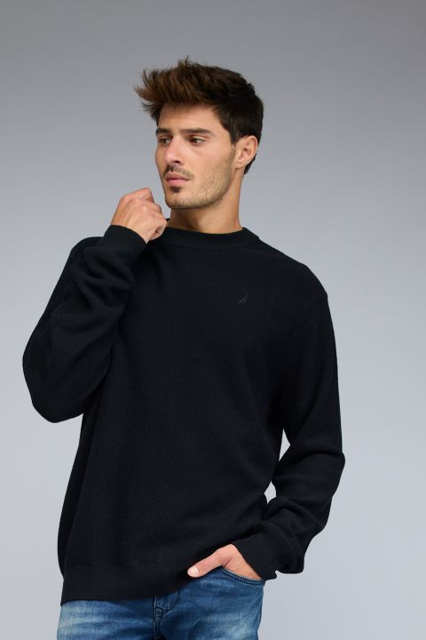 סריג NAUTICA  עם לוגו רקום לגברים