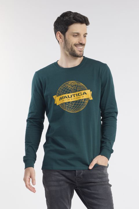 טי שירט שרוולים ארוכים גלובוס