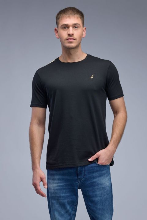 טי שירט קצרה עם לוגו Nautica לגברים