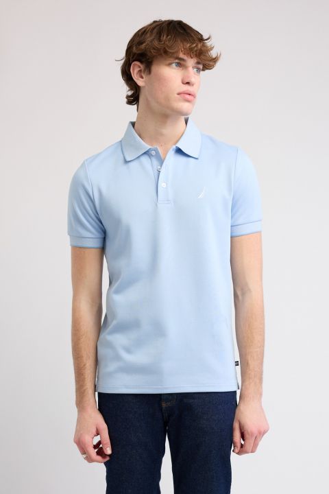 חולצת פולו Nautica קצרה עם לוגו רקום גברים