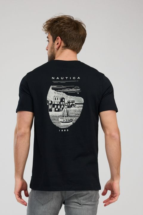 חולצת טי-שירט קצרה לגברים